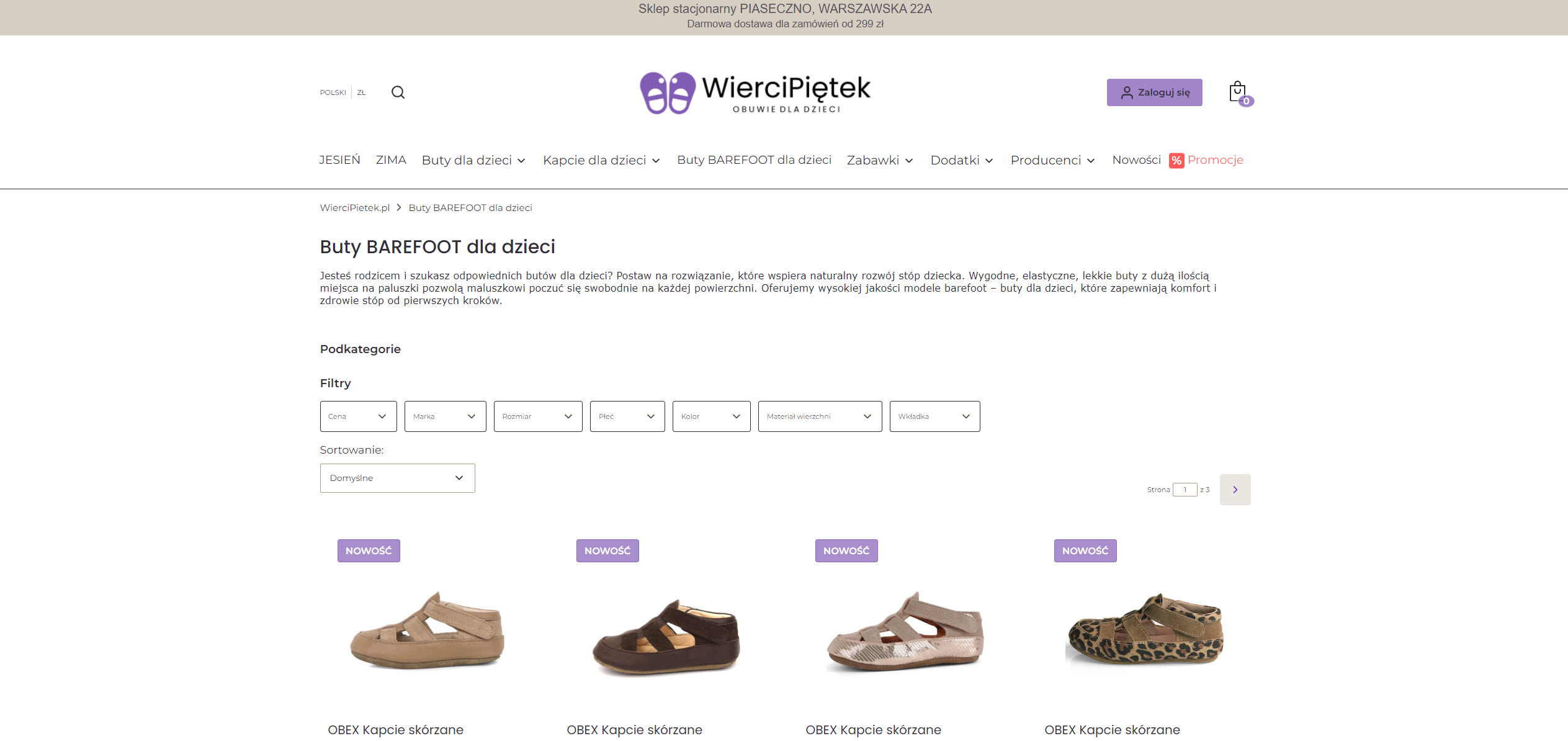 Jak dobrać rozmiar barefoot dla dziecka?